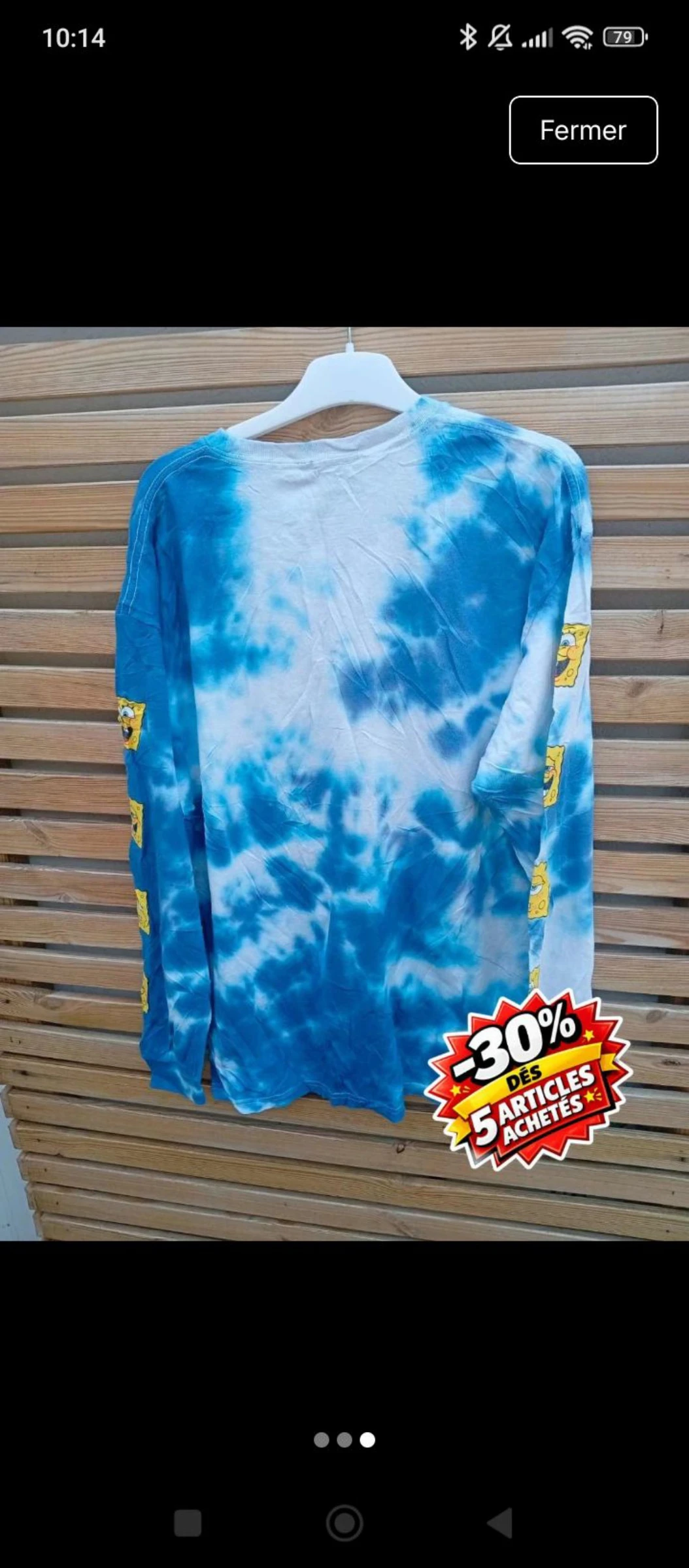T-shirt Bob Esponja – photo 3
